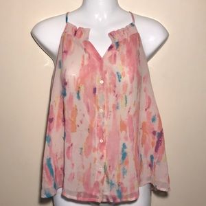 Rory Beca x Forever 21 Multi Color Tank Top Blouse